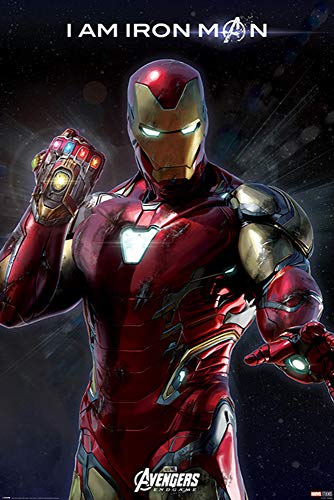 Close Up Póster Marvel Avengers: Endgame - I Am Iron Man (61cm x 91,5cm)