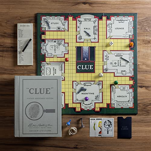 Clue Linen Book Vintage Edition Board Game by Winning Solutions