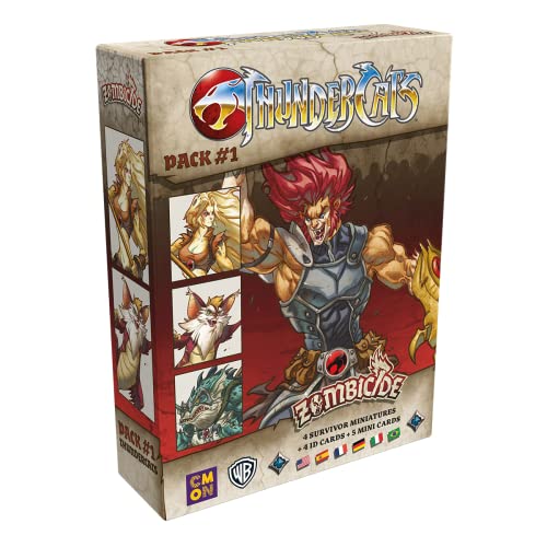 CMON - Edge Entertainment GUFPR06 Zombicide: Thundercats Pack 1 Juego de Miniaturas, en Español