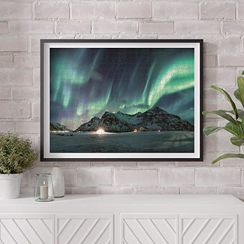 COLORBABY 46972 - Puzzle Aurora Boreal para adultos y niños 500 piezas / Puzzles originales, juegos en familia / Rompecabezas, juegos puzzles / Juguetes educativos