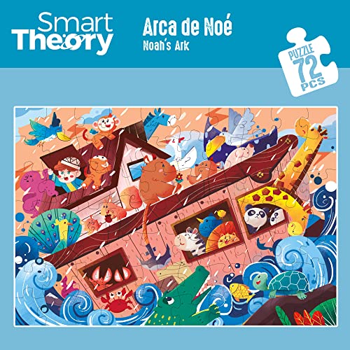 COLORBABY 49736 - Puzzle Arca de Noé 72 piezas / Puzzle infantil, juguete educativo / Puzzles para niños y niñas, regalos para niños, rompecabezas / Piezas grandes