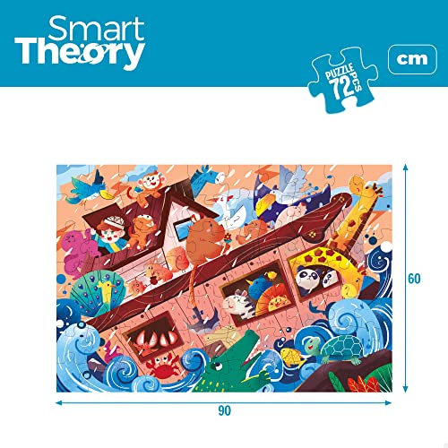 COLORBABY 49736 - Puzzle Arca de Noé 72 piezas / Puzzle infantil, juguete educativo / Puzzles para niños y niñas, regalos para niños, rompecabezas / Piezas grandes