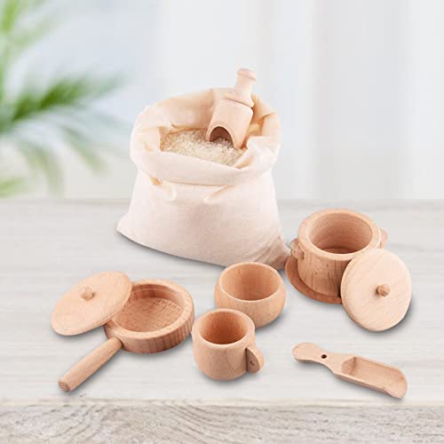 Contenedor Sensorial De Madera, Juego De Herramientas Montessori Sensory Bin Scoop & Fill Juego De Iniciación De Madera Juego Heurístico Para Trabajo De Transferencia Y Aprendizaje Motor Desarrollo