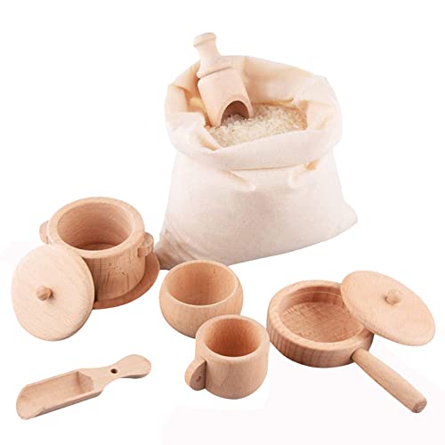 Contenedor Sensorial De Madera, Juego De Herramientas Montessori Sensory Bin Scoop & Fill Juego De Iniciación De Madera Juego Heurístico Para Trabajo De Transferencia Y Aprendizaje Motor Desarrollo