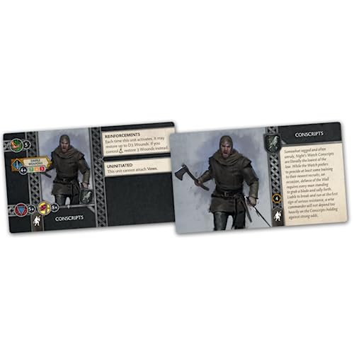 Cool Mini or Not - A Song of Ice and Fire: Night's Watch Conscripts Unit Expansion - Miniature Game