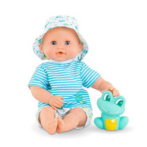 Corolle - Muñeco marin baño, 30 cm, optimo para jugar en el agua, fácil secado, para niños a partir de 18 meses, color aqua (9000100530)