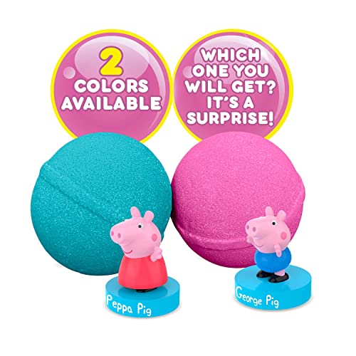 CRAZE INKEE Pack 3 Bombas de Baño Infantiles de Peppa Pig con Regalo Sorpresa figurita de Peppa Pig para Bañera 46258