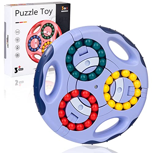 Cubo Giratorio Mágicos Frijol Mágico Cubo, 3D Magic Bean Rotating, Juguete Giratorio de Cubo de Dedo, Juegos de Inteligencia Descompresión para Niños Adolescentes Adultos Favor