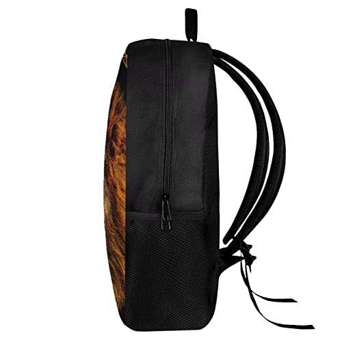 Cumagical Mochila escolar para niñas, adolescentes, niños, bolsa de libros de 10 a 12 años, mochila de viaje, mochila escolar para niñas, Emperador León, M