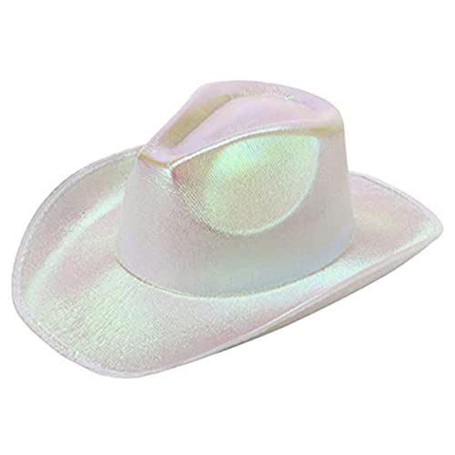 CUTeFiorino Películas de caballos gratis bolsa de dinero pequeño Halloween sombrero de vaquero con sombrero fluorescente vintage occidental fiesta sombrero de carnaval fiesta sombrero vaquero disfraz