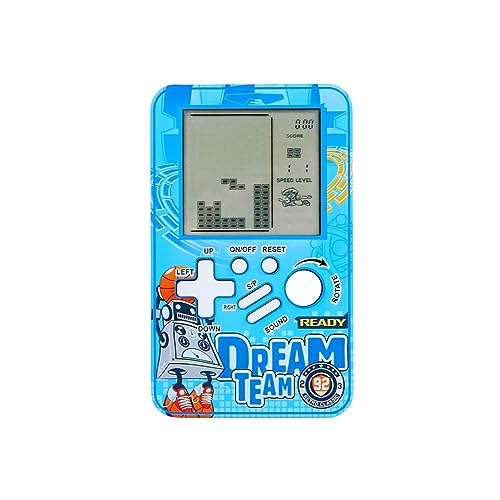 CZT Nueva Consola de Videojuegos Mini Brick Consola de Videojuegos de Palma Consola de Juegos Infantiles 23 Retro Interiores de Entretenimiento al Aire Libre Regalos de Juguetes electrónicos (Blue)