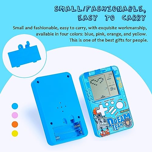 CZT Nueva Consola de Videojuegos Mini Brick Consola de Videojuegos de Palma Consola de Juegos Infantiles 23 Retro Interiores de Entretenimiento al Aire Libre Regalos de Juguetes electrónicos (Blue)