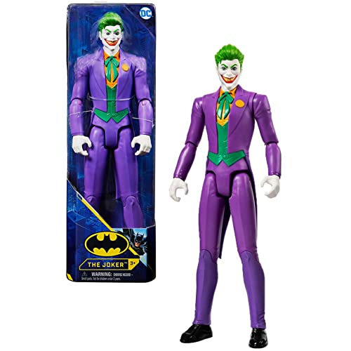 dc comics Batman - Figura Batman Rebirth 30 CM Muñeco Batman 30 cm Articulado + Batman - Joker Figura 30 CM Joker Muñeco 30 cm Articulado
