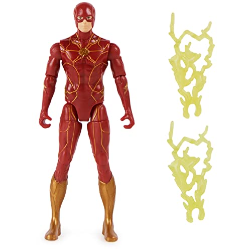 DC Comics Flash - Figura DE ACCIÓN The Flash 10 CM Muñeco Articulado Flash 10 cm y 2 Accesorios - 6065488 - Juguetes Niños 3 Años +