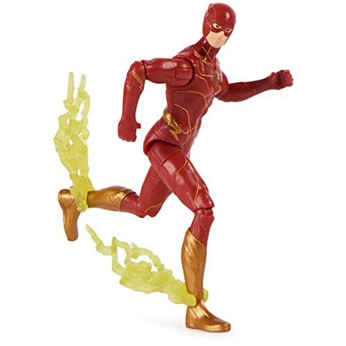 DC Comics Flash - Figura DE ACCIÓN The Flash 10 CM Muñeco Articulado Flash 10 cm y 2 Accesorios - 6065488 - Juguetes Niños 3 Años +