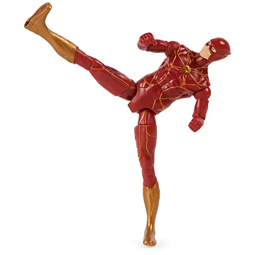 DC Comics Flash - Figura DE ACCIÓN The Flash 10 CM Muñeco Articulado Flash 10 cm y 2 Accesorios - 6065488 - Juguetes Niños 3 Años +