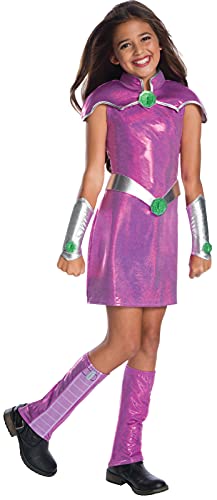 DC Superhero Girls Deluxe Starfire Girls Fancy Dress Costume Small