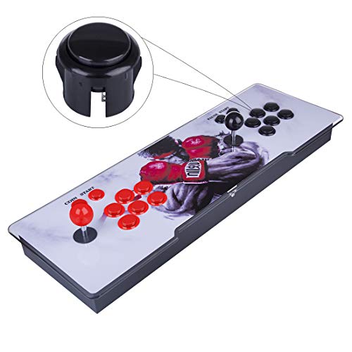 Dellia VideoArcade Consola de videojuegos 333 en 1 La caja de Pandora WiFi doble stock clásico descargable Game Player máquina de juegos casero con carcasa de metal para niños y adultos