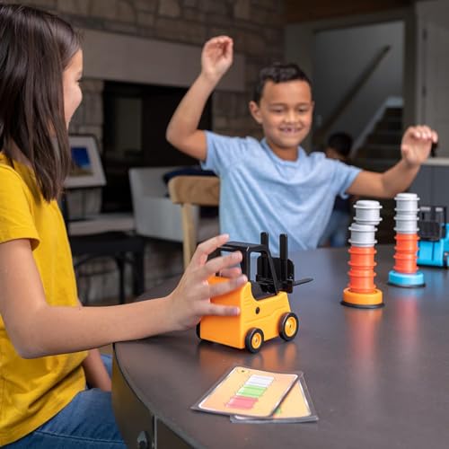 demaxiyad Carretilla Elevadora Juguete, Forklift Toy, Frenesí De Montacargas Juego De Transporte De Montacargas Ingeniero 2-Player Stack & Matching Skill, Interactive Board Games Gift For Kids