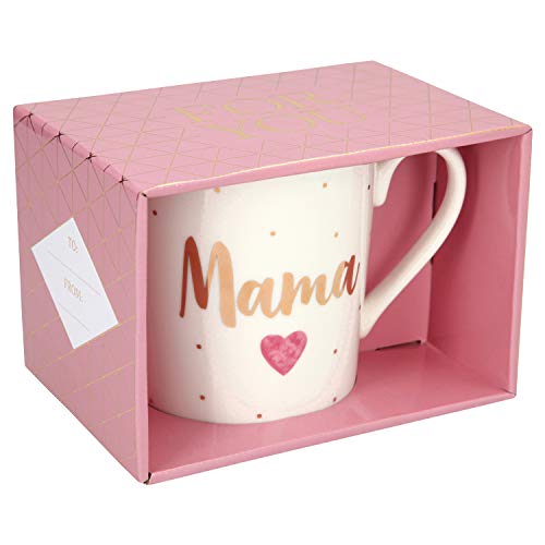 Depesche 5909.001 - Taza de porcelana con asa (300 ml), diseño de mamá