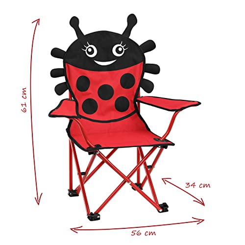 DEUBA Set de 2 sillas Multifuncionales Beetle Plegables con reposabrazos para niños máx 50kg/Silla