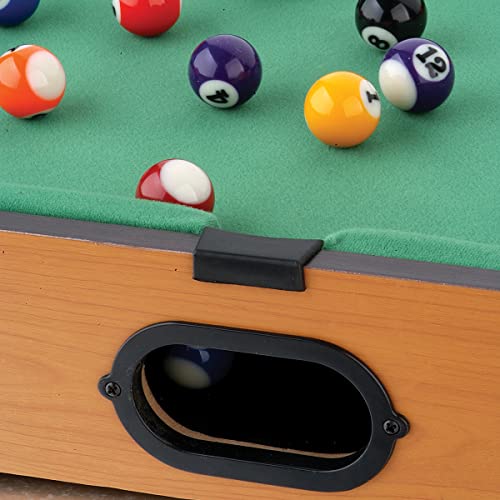 Devessport - Billar de sobremesa - Fácil de Guardar - Fácil Montaje - Incluye Todos los Accesorios para Poder Jugar - Ideal para Jugar con Amigos - Medidas: 52 x 31.2 x 10.3 Cm