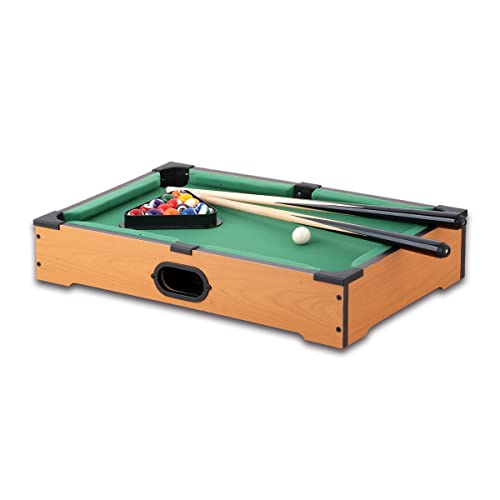 Devessport - Billar de sobremesa - Fácil de Guardar - Fácil Montaje - Incluye Todos los Accesorios para Poder Jugar - Ideal para Jugar con Amigos - Medidas: 52 x 31.2 x 10.3 Cm