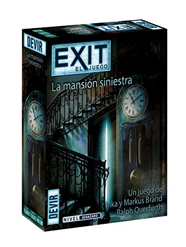 Devir - Exit: La mansión siniestra, Juego de Mesa, Escape Room, Juego de Mesa con Amigos, Juegos de Mesa 2 Jugadores + Exit: La estación Polar, Ed. Español (BGEXIT6)