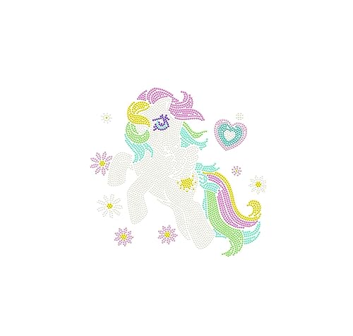 DIAMOND DOTZ DBX.096 My Little Pony Original 5D Diamond Painting Set DOTZ Box Dreams, Juego creativo con piedras de mosaico de diamantes, juego de pintura aprox. 28 x 28 cm, kit completo para niños a