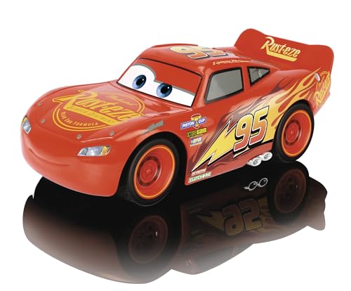 Dickie Toys- Cars Coche Rayo MC Queen RC Single Drive, Control Remoto, Escala 1:32, Monocanal, para Niños a Partir de 3 Años