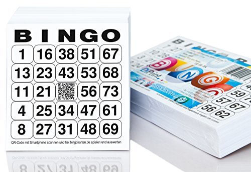 DiPrint 500 Bingo Tarjetas System 24 de 75 (10,5 x 11 cm)