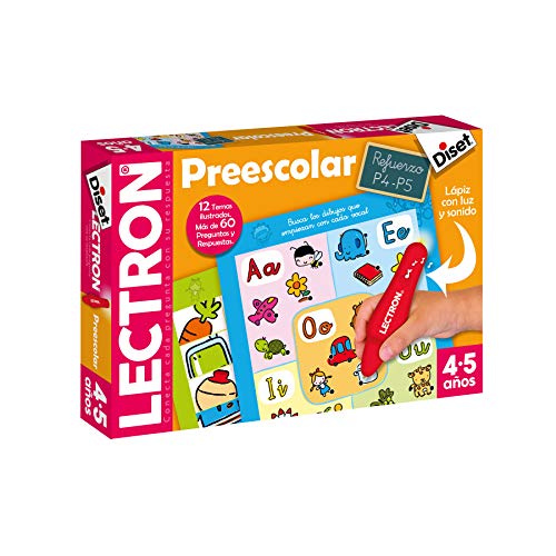 Diset Lectron Preescolar Juego Educativo A Partir De 4 Años + Lectron En El Cole Juego Educativo A Partir De 3 Años