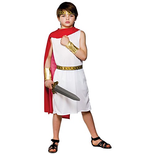 Disfraz de niño romano para niños y niñas de estilo antiguo histórico (11-13 años)