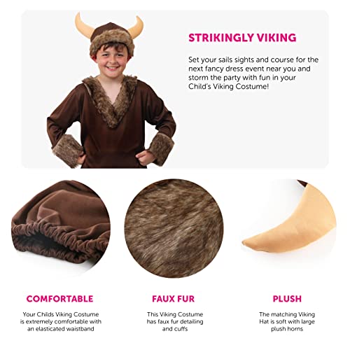 Disfraz de vikingo para niños, talla XL, diseño de tronos medievales, perfecto para fiestas de televisión o películas