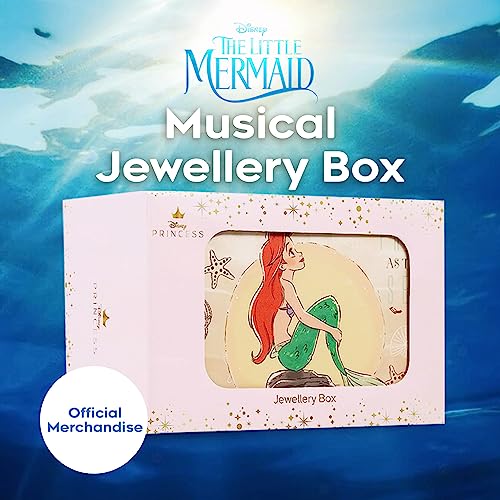 Disney Encanto Joyero Musical para Niñas Frozen Ariel La Sirenita Mirabel (Rosa Sirenita)