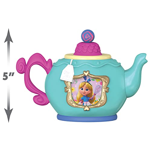 Disney Junior Alice's Wonderland Bakery Tea Party, juego de té para niños para 2, juguetes para niños con licencia oficial para niños a partir de 3 años de Just Play