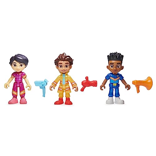 Disney Junior - Unidad DE Rescate - Pack DE Figuras DE ACCIÓN - con 3 Juguetes Colecionables - Bo, Jayden y Violet con Accesorios - 6067683 - Juguetes Niños 3 Años +