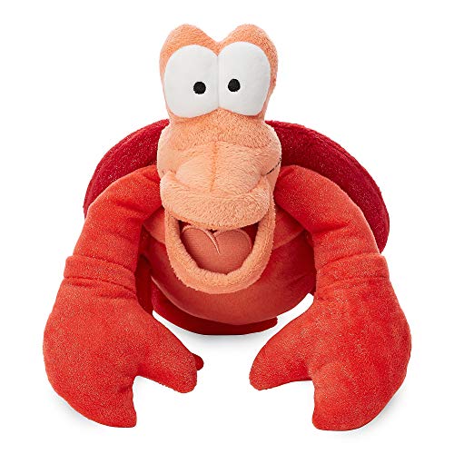 Disney Store: Peluche de Sebastián, La Sirenita, 15 cm, Peluche en un Tejido Suave al Tacto con rasgos faciales Bordados y Acabado Brillante, Adecuado para Todas Las Edades