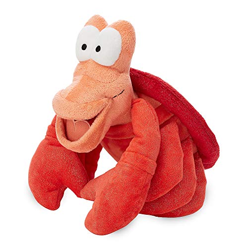 Disney Store: Peluche de Sebastián, La Sirenita, 15 cm, Peluche en un Tejido Suave al Tacto con rasgos faciales Bordados y Acabado Brillante, Adecuado para Todas Las Edades