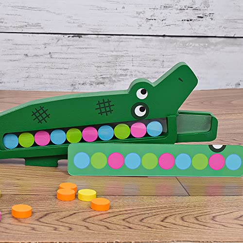 DJECO- Juegos educativos Crococroc Habilidad, Multicolor (31629)