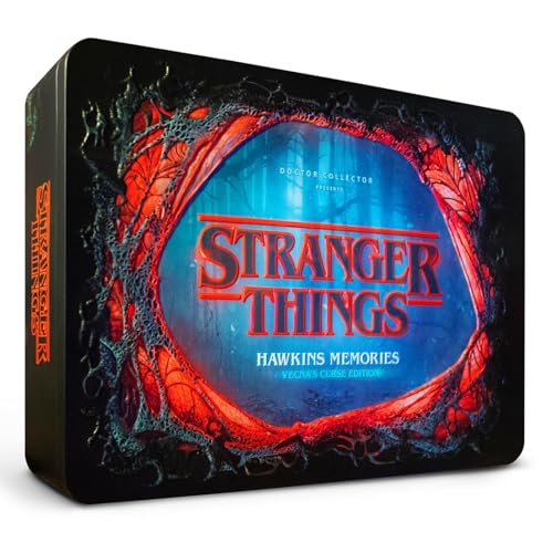 Doctor Collector- Caja Metal Hawkins Memories Vecna's Curse Limited Edition Stranger Things, Color Negro (DCTSDDCST01)