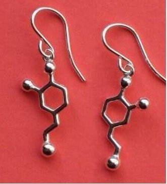 dopamine earrings - an ode to love and pleasure by artench