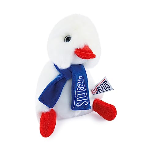 Doudou et Compagnie- Juegos Olímpicos y Paralímpicos - IR Azul - Cocorico Blanco Bufanda, 20 cm (JO2455)