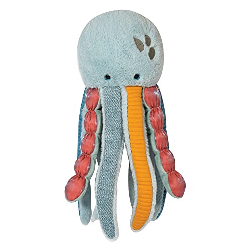 Doudou- Tesoros MARINOS-MEDUSA-60x35cm Cojines de Peluche, Multicolor, 60 x 35 cm (2803033)