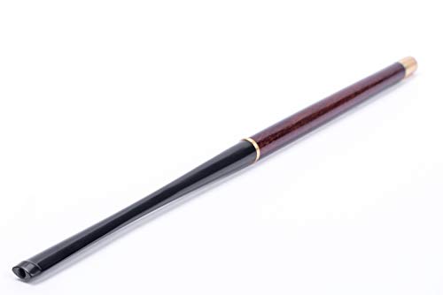 Dr. Watson - Boquilla Cigarrillo de Madera de 22cm del extra largo, serie Vintage, opción de acabado Liso o Tallado, se adapta a cigarrillos Extra Slim (LISO)