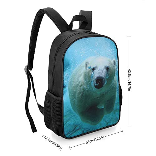 Dragonfy Mochila para niños Mochila de viaje polar Mochila unisex Mochila para adultos con personalidad informal (42x30x13 cm) Cool Bookbag