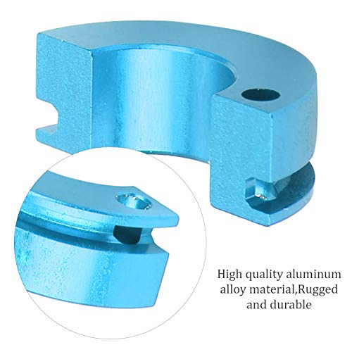 Drfeify 2 Juegos de Zapatas de Embrague RC de aleación de Aluminio con Ajuste de Resorte para automóvil Nitro HSP 1/10 con Control Remoto(Azul)