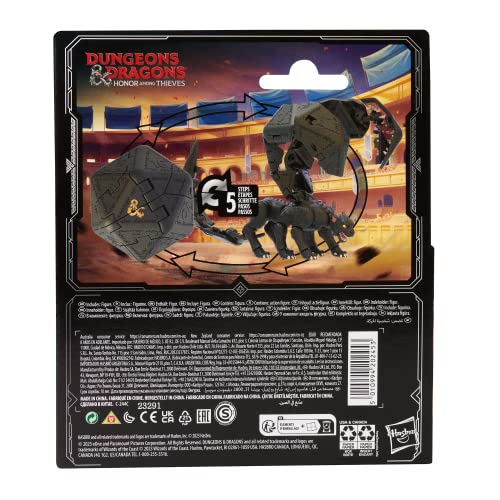 Dungeons & Dragons El Honor Entre Ladrones Dicelings Displacer Beast, Figura de acción D&D Coleccionable