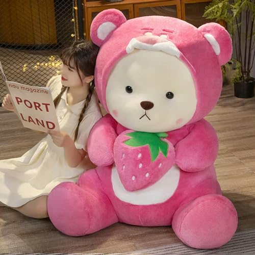 EacTEL Kawaii Teddy Bear Story Peluche Juguetes Peluche Animales de Peluche Linda Muñeca Almohada Niños Regalos Decoración de la habitación 45cm Q