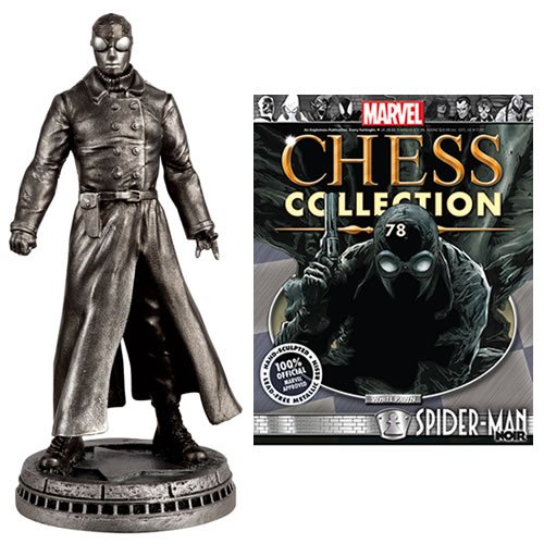 Eaglemoss Marvel Chess Figurine Collection Nº 78 Spiderman Noir